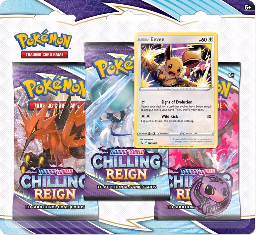 Chilling Reign 3 Pack Blister [Eevee]