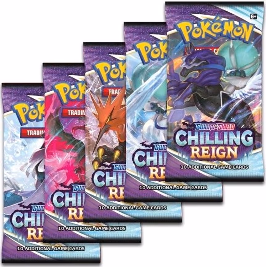 Chilling Reign Booster Pack Art Bundle [Set of 5]