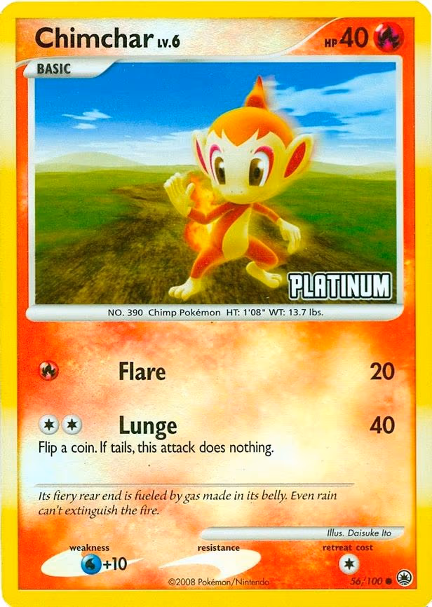 Chimchar - 56/100 [Platinum]
