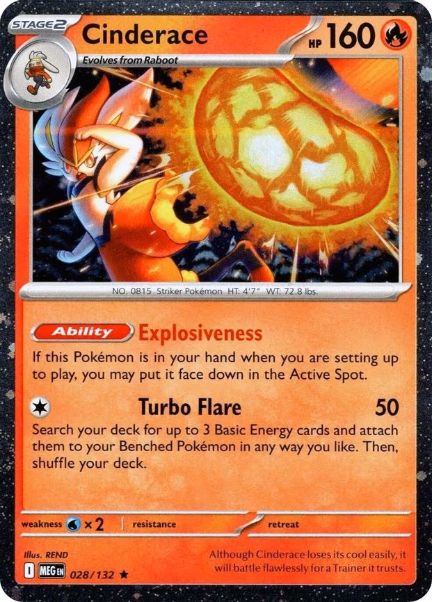 Cinderace - Rare (028/132)
