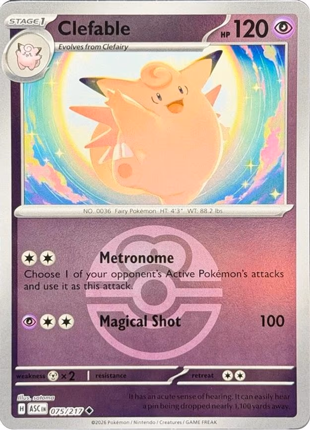Clefable (Love Ball) - Uncommon (075/217)