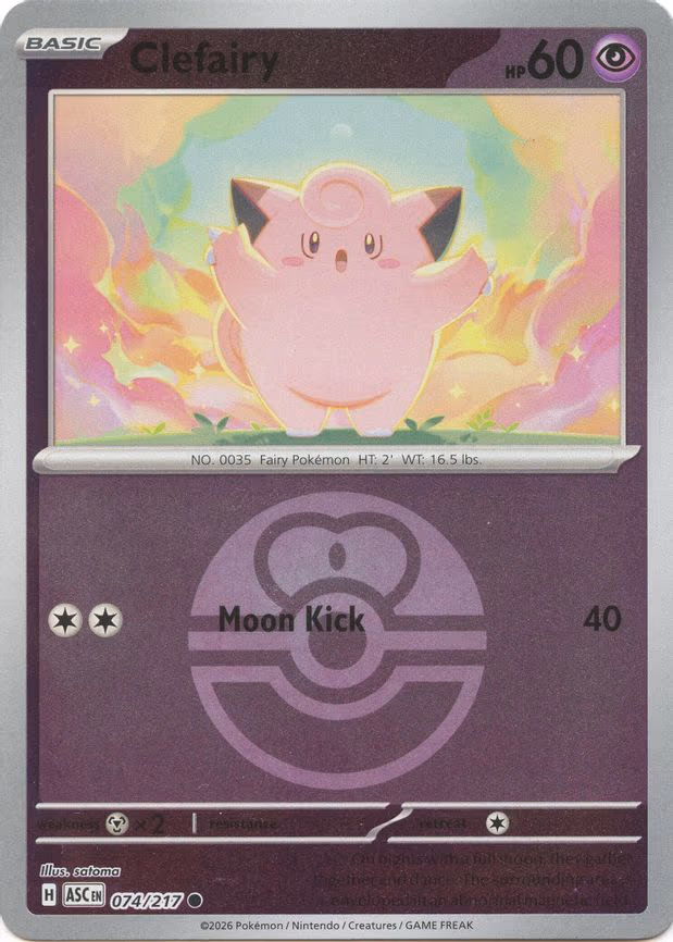 Clefairy (Love Ball) - Common (074/217)