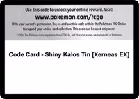Code Card - Shiny Kalos Tin [Xerneas EX] - Code Card