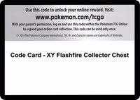 Code Card - XY Flashfire Collector Chest - Code Card