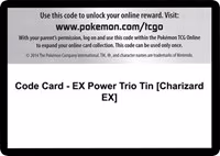 Code Card - EX Power Trio Tin [Charizard EX]