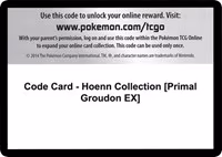 Code Card - Hoenn Collection [Primal Groudon EX]