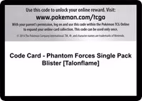 Code Card - Phantom Forces Single Pack Blister [Talonflame]