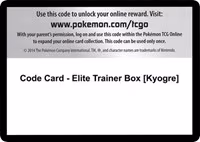 Code Card - Elite Trainer Box [Kyogre]