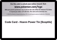 Code Card - Hoenn Power Tin [Sceptile]