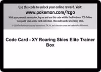 Code Card - XY Roaring Skies Elite Trainer Box - Code Card