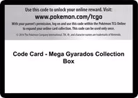 Code Card - Mega Gyarados Collection Box - Code Card