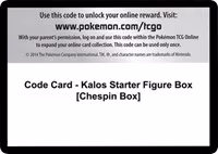 Code Card - Kalos Starter Figure Box [Chespin Box]
