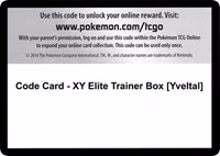 Code Card - XY Elite Trainer Box [Yveltal] - Code Card