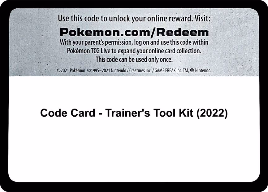 Code Card - Trainer's Tool Kit