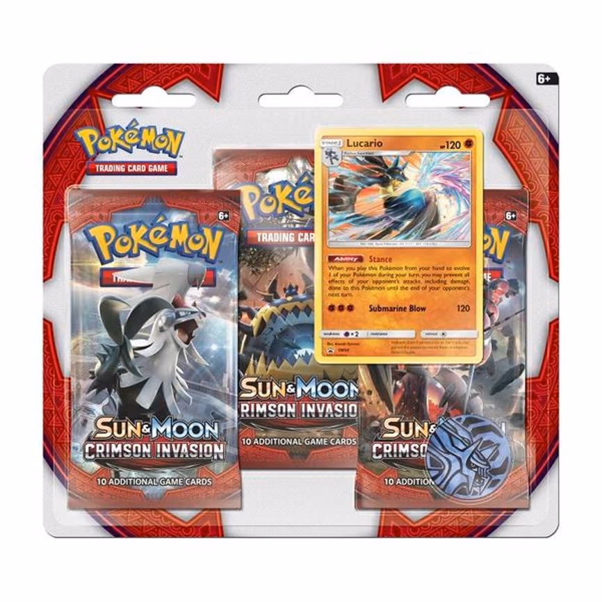 Crimson Invasion 3 Pack Blister [Lucario]