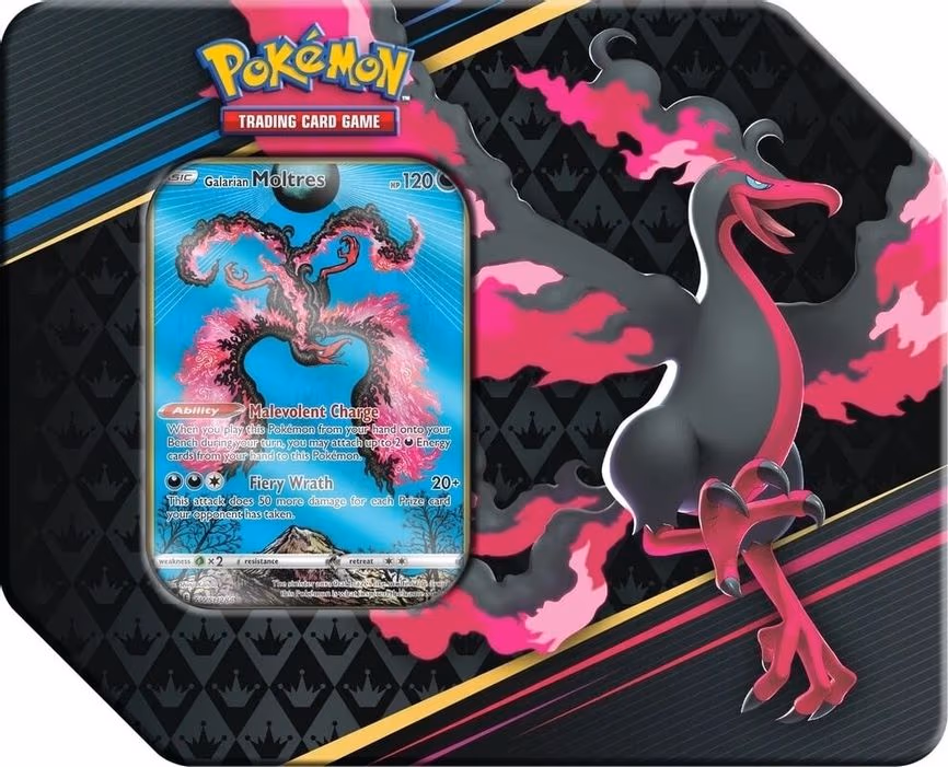 Crown Zenith Tin [Galarian Moltres]