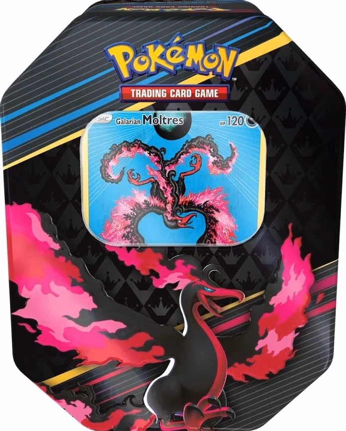 Crown Zenith Tin [Galarian Moltres] (International Version)