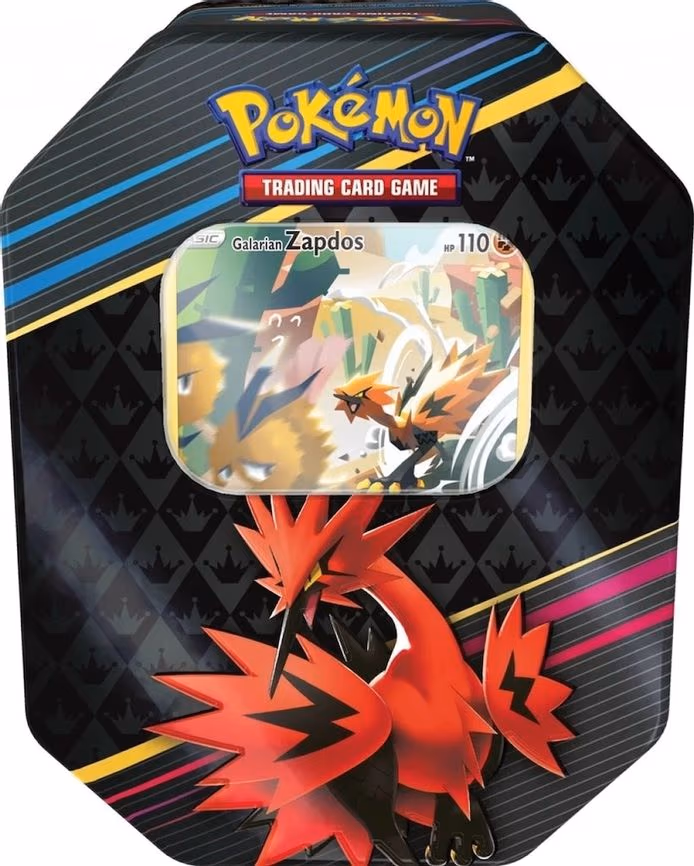 Crown Zenith Tin [Galarian Zapdos] (International Version)