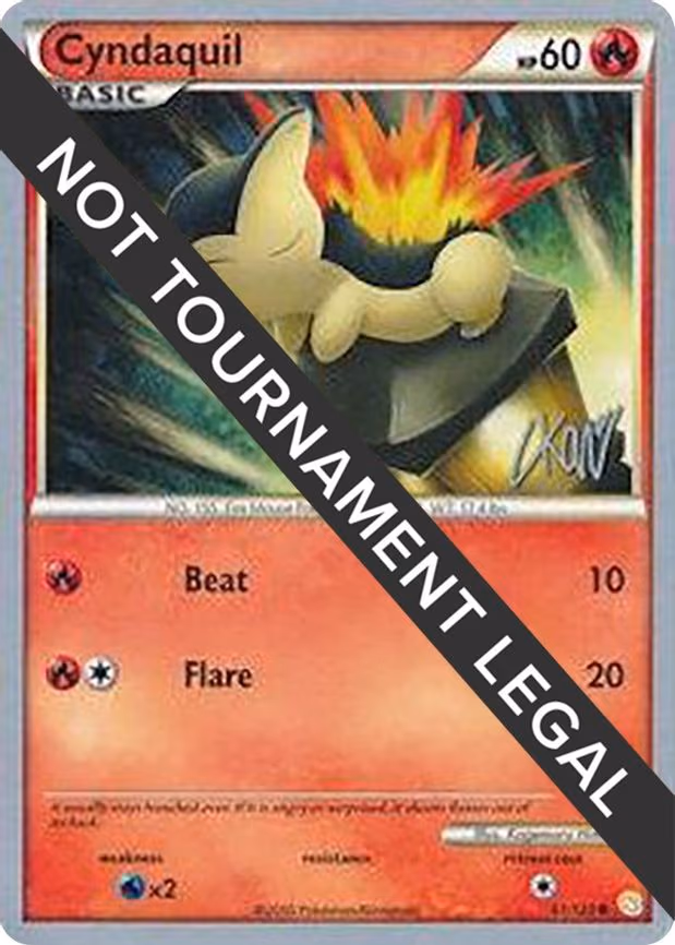 Cyndaquil - 2011 (Christopher Kan) - Common (61/123)