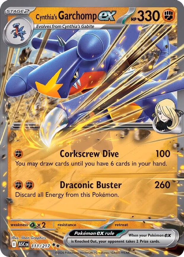Cynthia's Garchomp ex