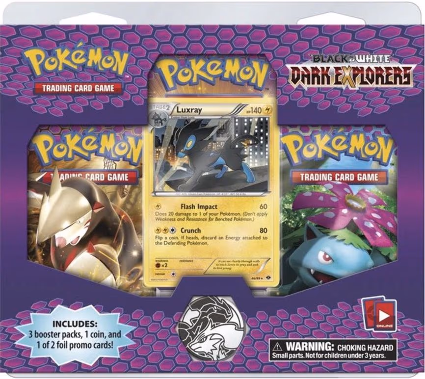 Dark Explorers 3 Pack Blister [Luxray]