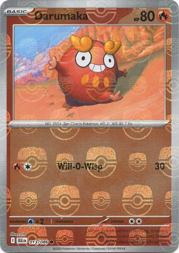 Darumaka (Master Ball Pattern) - Common (013/086)
