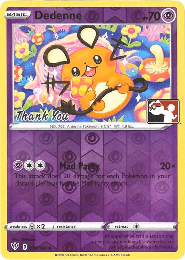 Dedenne - 78/189 (Pokemon League) [Thank You] - Promo (078/189)