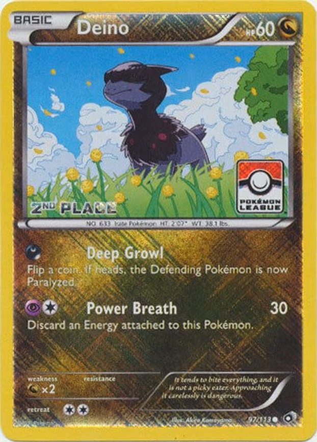 Deino - 97/113 (Pokemon League)