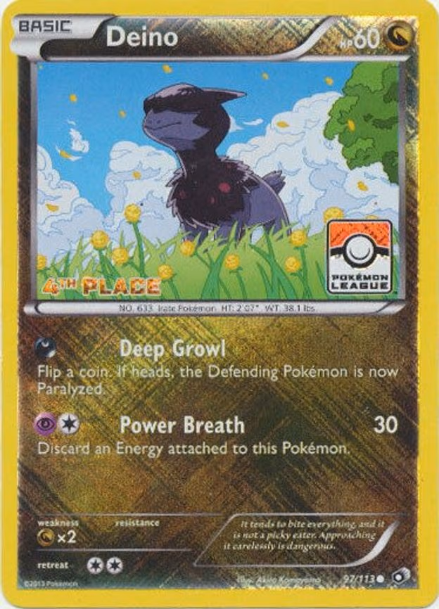 Deino - 97/113 (Pokemon League)