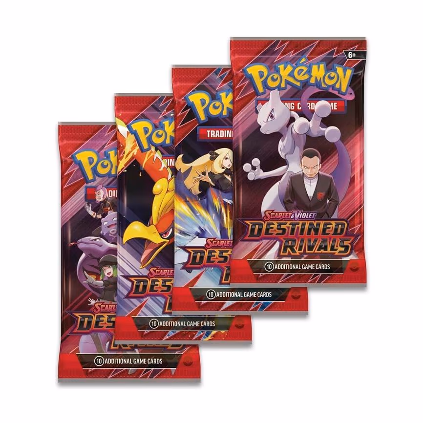 Destined Rivals Booster Pack Art Bundle [Set of 4]