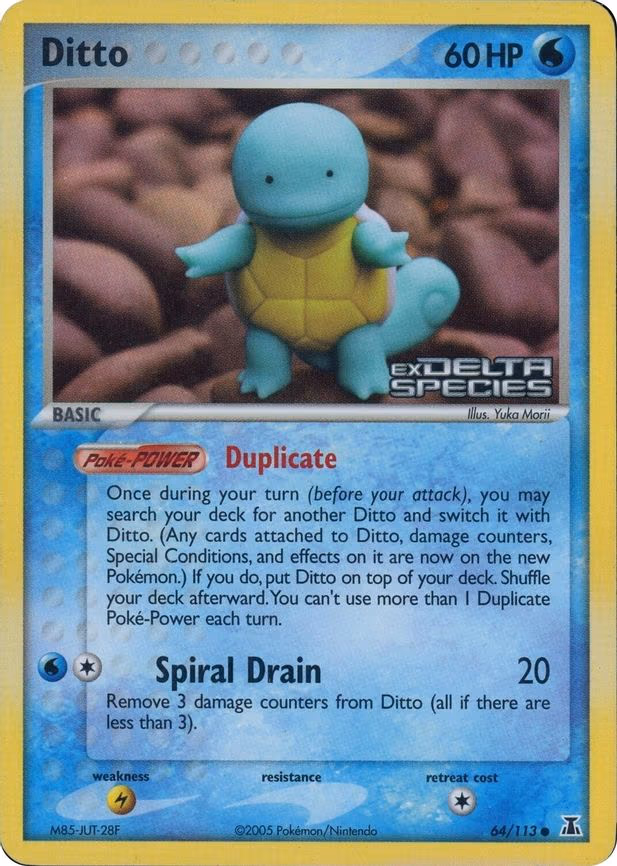 Ditto - 64/113 (Squirtle)