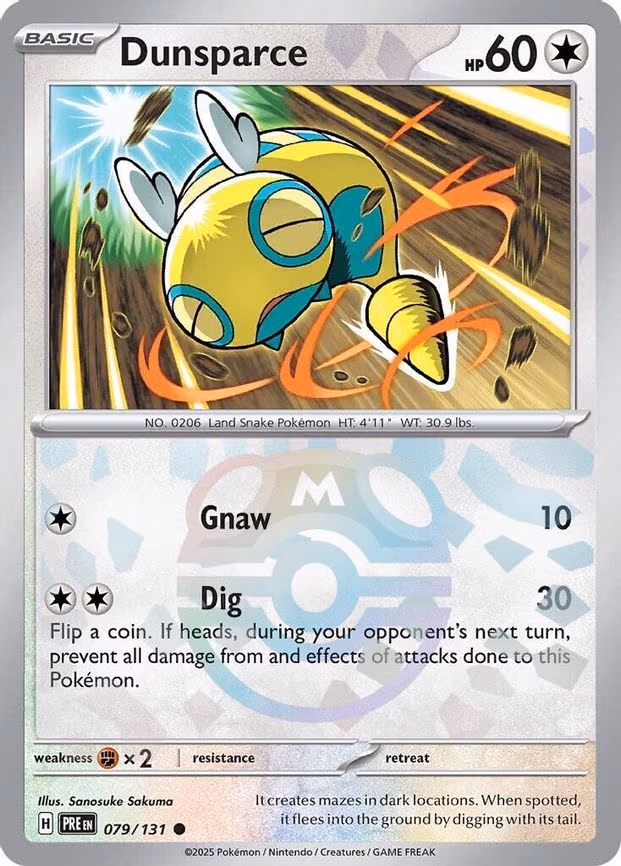 Dunsparce (Master Ball Pattern) - Common (079/131)