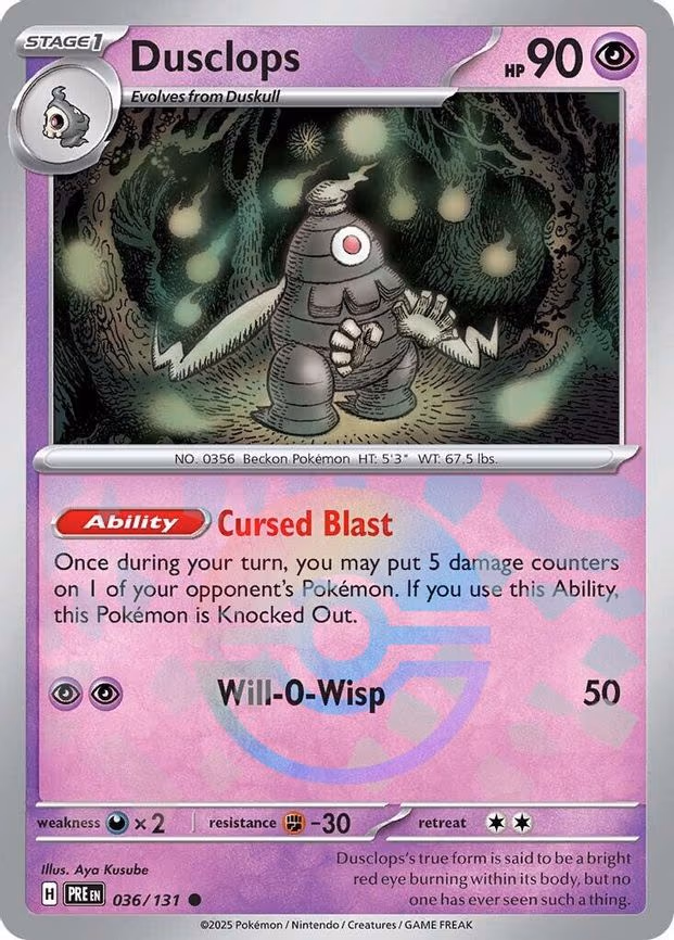 Dusclops (Poke Ball Pattern) - Common (036/131)