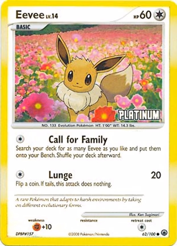 Eevee - 62/100 [Platinum]