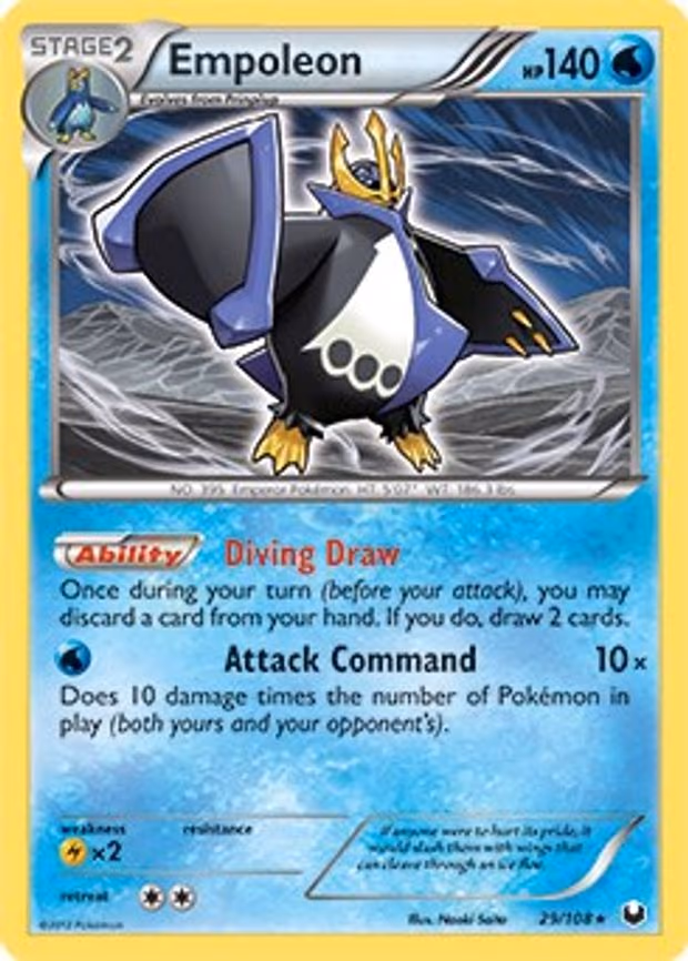 Empoleon - 29/108 (Battle Arena Deck Exclusive) - Rare (029/108)