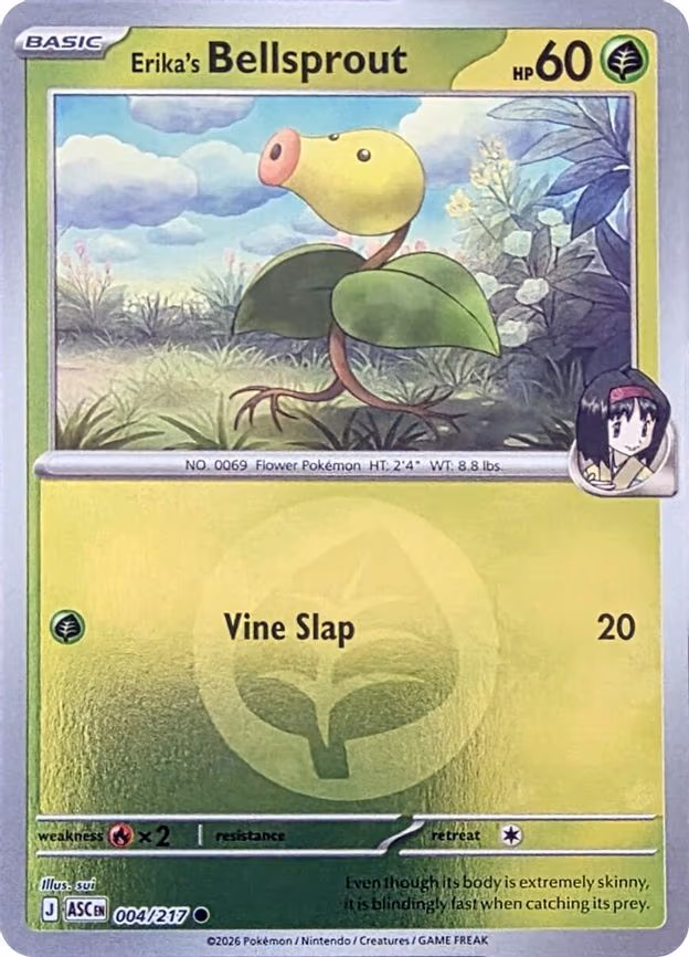 Erika's Bellsprout (Energy Symbol Pattern) - Common (004/217)
