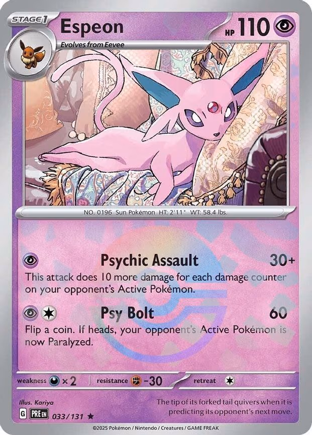 Espeon (Poke Ball Pattern) - Rare (033/131)