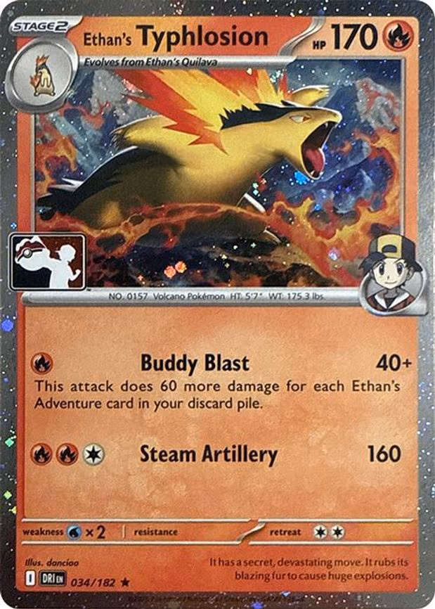 Ethan's Typhlosion - Rare (034/182)