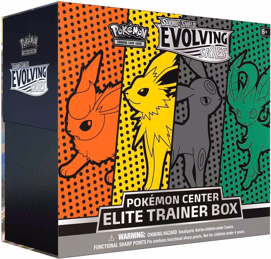 Evolving Skies Pokemon Center Elite Trainer Box [Jolteon/Flareon/Umbreon/Leafeon] (Exclusive)