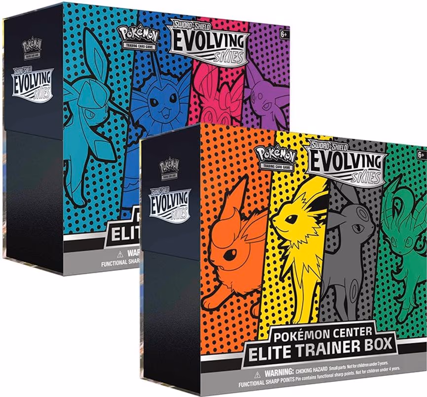 Evolving Skies Pokemon Center Elite Trainer Box [Set of 2] (Exclusive)