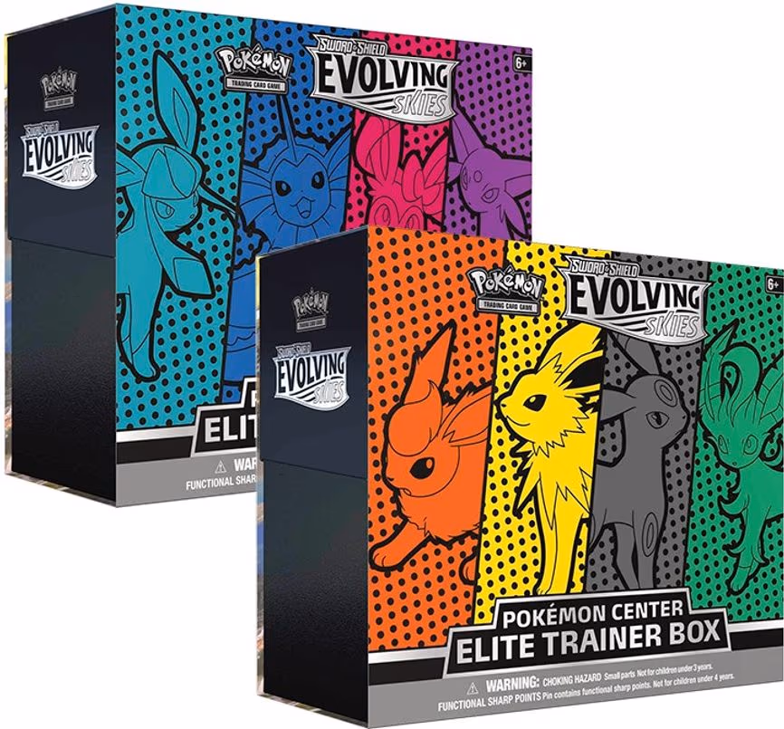 Evolving Skies Pokemon Center Elite Trainer Box [Set of 2] (Exclusive)