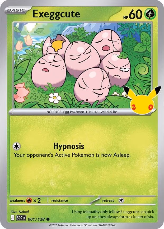 Exeggcute - Common (001/128)