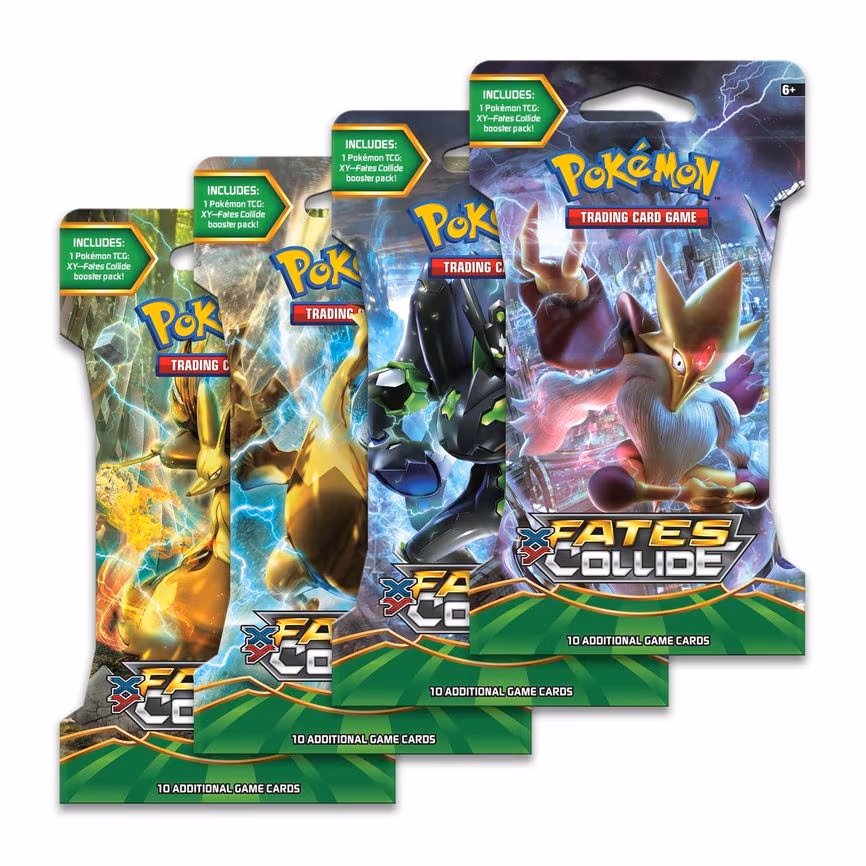 Fates Collide Sleeved Booster Pack Art Bundle [Set of 4]