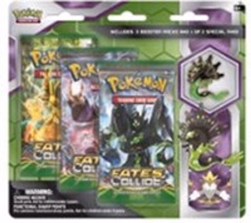 Fates Collide Three Pack Pin Blisters [Zygarde]