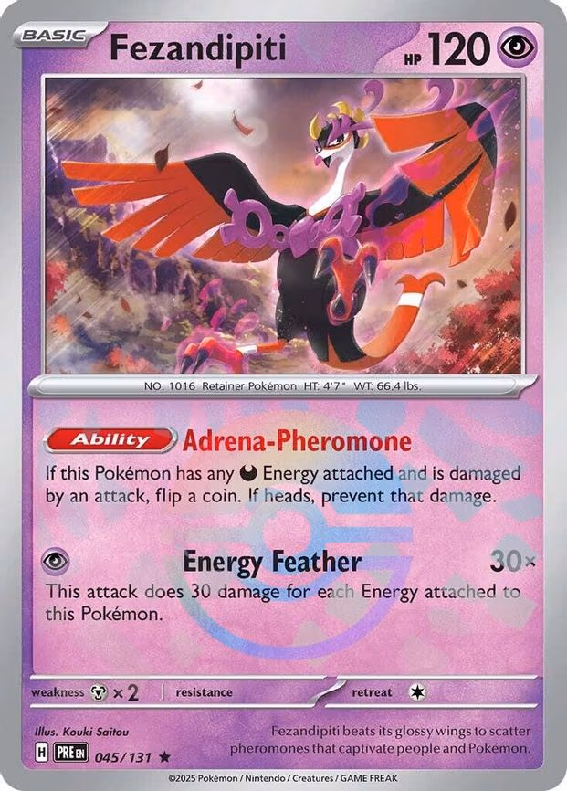 Fezandipiti (Poke Ball Pattern) - Rare (045/131)