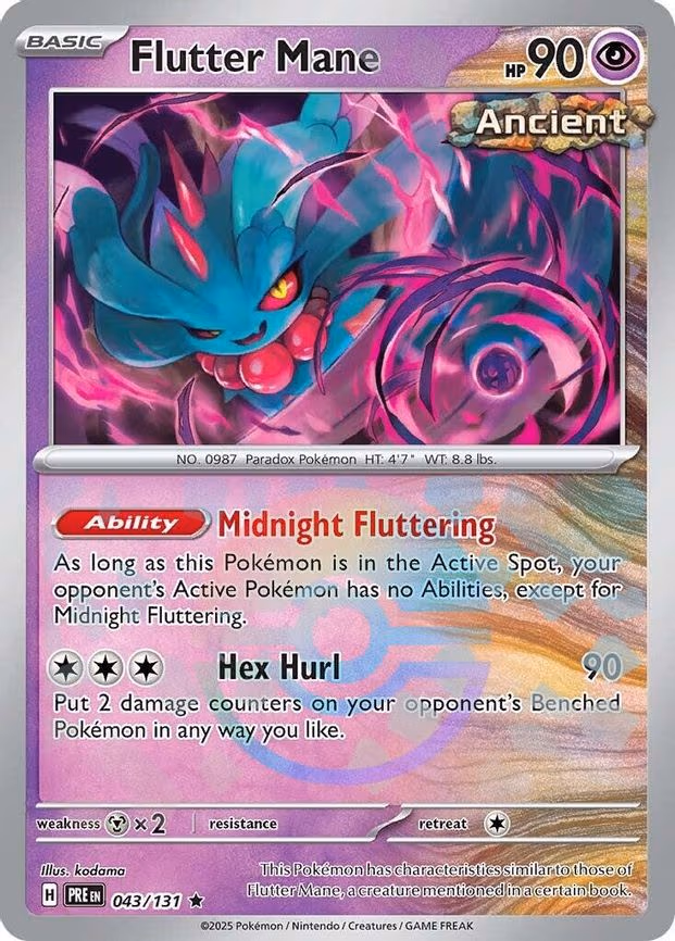 Flutter Mane (Poke Ball Pattern) - Rare (043/131)