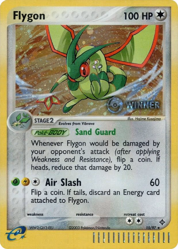 Flygon - 15/97 (Pokemon League) [Winner] - Promo (015/097)