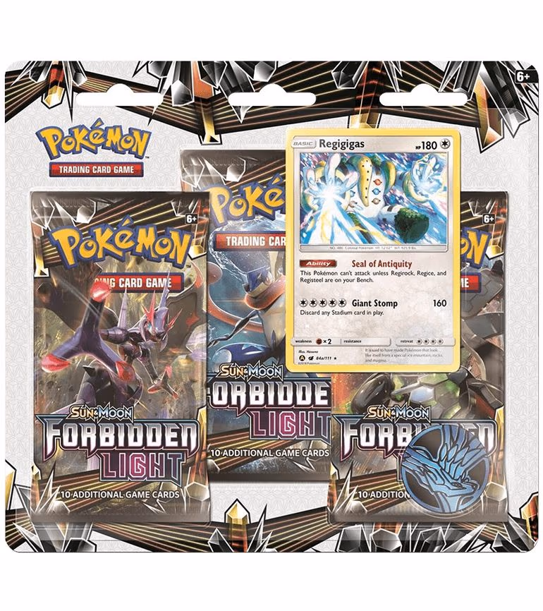 Forbidden Light 3 Pack Blister [Regigigas]