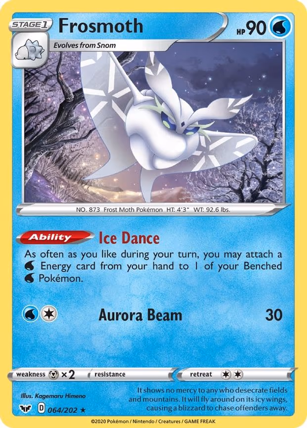 Frosmoth - 064/202 (Non-Holo) - Rare (064/202)