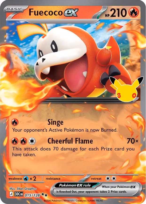 Fuecoco ex - Double Rare (015/128)